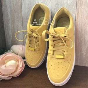 nike af1 sage low yellow